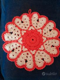 set di presine all'uncinetto 