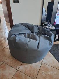 pouf grigio