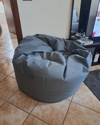 pouf grigio