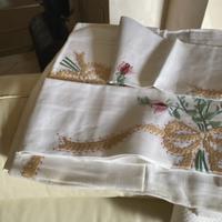Copriletto in cotone lenzuolo e federe in lino