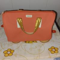 borsa donna arancione chiaro 