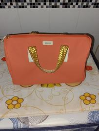 borsa donna arancione chiaro 