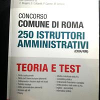 libro concorso comune di Roma 250 istruttori