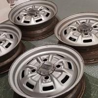 4 Cerchi Originali Lancia Fulvia Coupè/Sport da 14