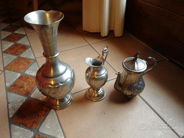 Peltro puro 95% 3 pezzi