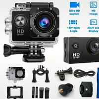 action camera, nuova e completa di tanti accessori