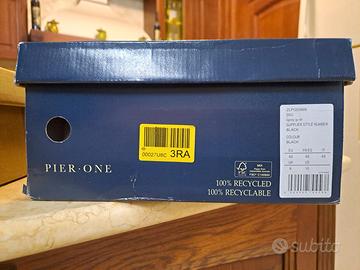 Stivaletti Anfibi Uomo Nero (vera pelle)