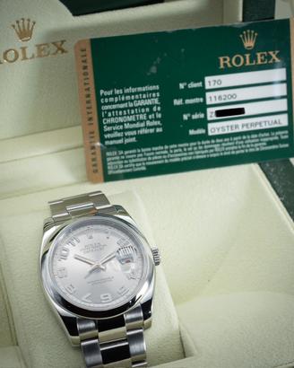 Rolex Datejust 116200 Full set Like New