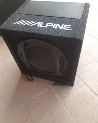 Subwoofer AUTO Alpine MXE-M150CKD AMPLIFICATO
