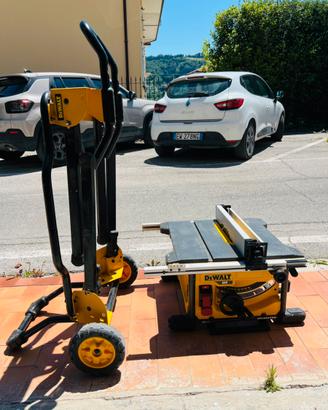 Banco sega DEWALT e carrello trasporto pieghevole