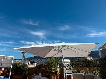 Ombrellone 3x3 rotazione completa  e inclinazione