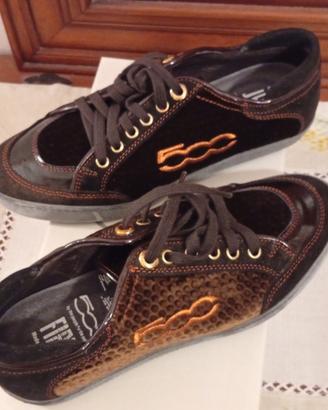 scarpe vintage fiat 500 nuove misura 37 