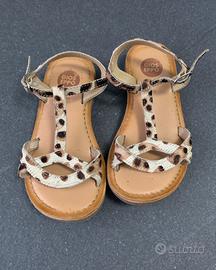 Sandali bambina ghepardati taglia 27