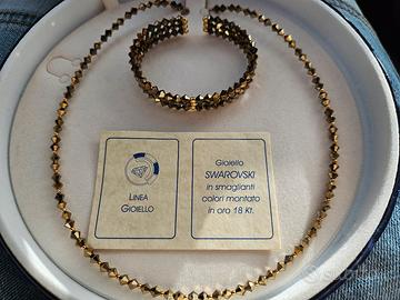 SET GIOIELLI ORO 18 KT 750 CRISTALLI
SWAROVSKI