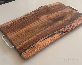 Tagliere in legno di cerro artigianale