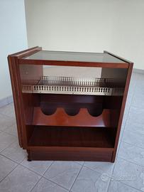 Carrello mobile Bar e porta TV Vintage Anni 70 80