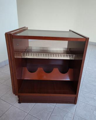 Carrello mobile Bar e porta TV Vintage Anni 70 80