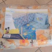 Trapunta Caleffi con paracolpi per lettino Mickey 