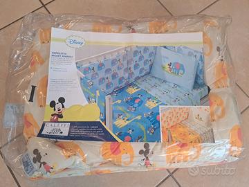 Trapunta Caleffi con paracolpi per lettino Mickey 