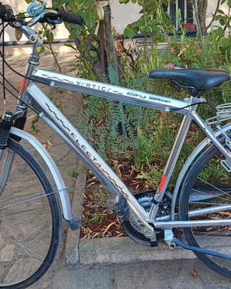 Bici 28” City Bike Grigio in alluminio
