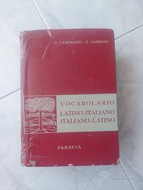vocabolario latino paravia