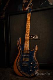 Kiesel NeckThru Aries 6 Hipshot ARCTICFINISHBYJEFF