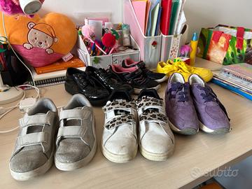 Scarpe per bambina misure dal 30 al 34