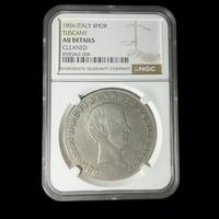 1856 Toscana Francescone 10 Paoli Leopoldo II NGC