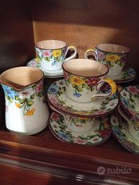 Servizio da thè ceramica Castelli