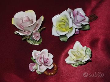 Rose Capodimonte in porcellana