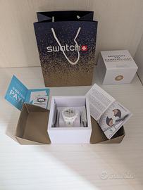 Omega Swatch moonshine gold Mission to Earth phase