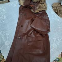 cappotto pelle made italy 