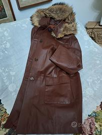 cappotto pelle made italy 
