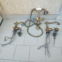 Set rubinetteria bagno in ottone