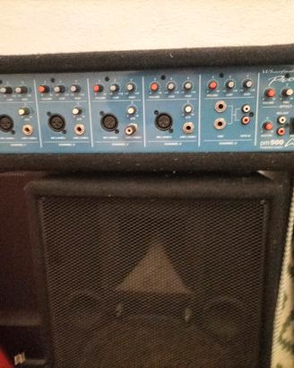 Mixer amplificato e casse Wharfedale-pm500