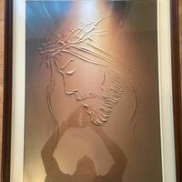 Quadro in rilievo “Cristo con corona di spine”