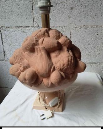 BASI (3) PORTALAMPADE IN TERRACOTTA
