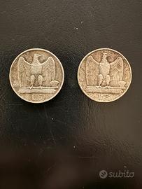 Due monete argento