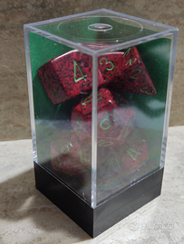 CHX 25304 Speckled Polyhedral Strawberry 7Dadi D&D