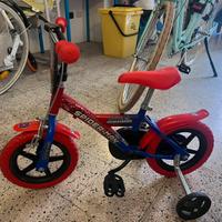 bicicletta spyderman per bambino