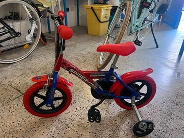 bicicletta spyderman per bambino