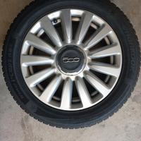 4 CERCHIONI + PNEUMATICI 205/ 55 R16 HANKOOK USATI