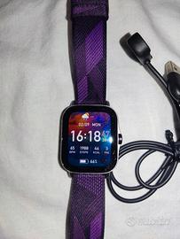 Smartwatch GTS 2e cavo ricarica e 2 cinturini 