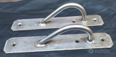 2 Bitte Galloccie artigianali in acciaio inox