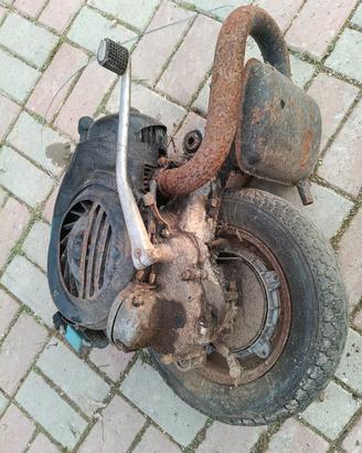 motore piaggio vnx1m con mix 125 px vespa 4 marce