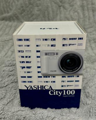 YASHICA City 100 Digital Camera Bianca nuova