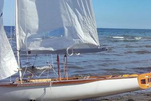 Barca a vela Galetti in legno classe Strale