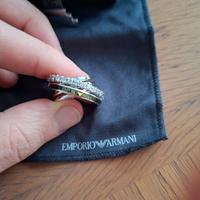 Anello Emporio Armani Autentico Misura 16,5 mm