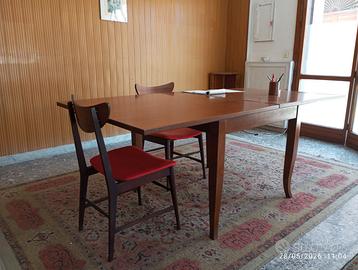 Tavolo a libro in legno