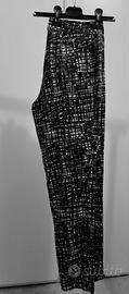 Pantaloni donna bianchi e neri